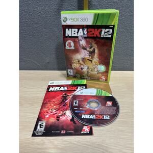 NBA 2K12 (Xbox 360, 2011) Michael Jordan, Complete With Manual